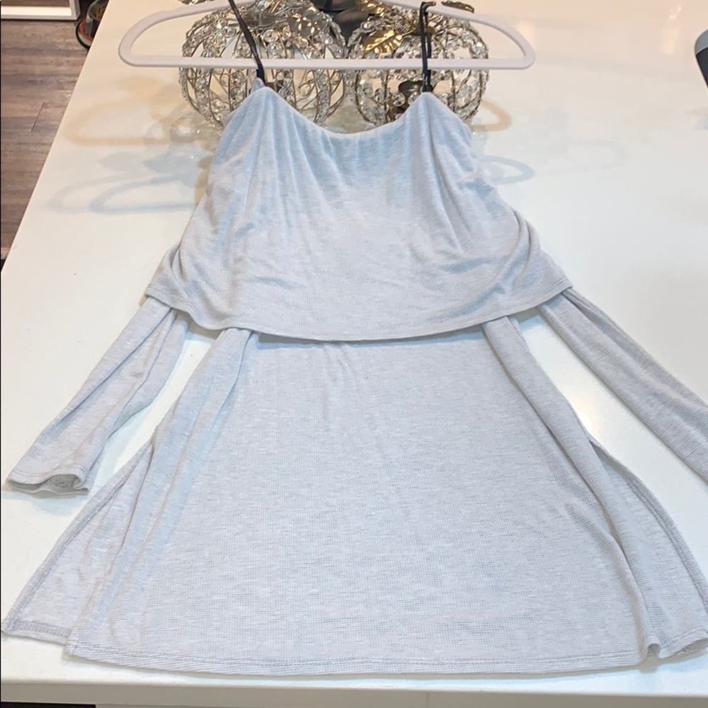 Fall off the shoulder mini dress